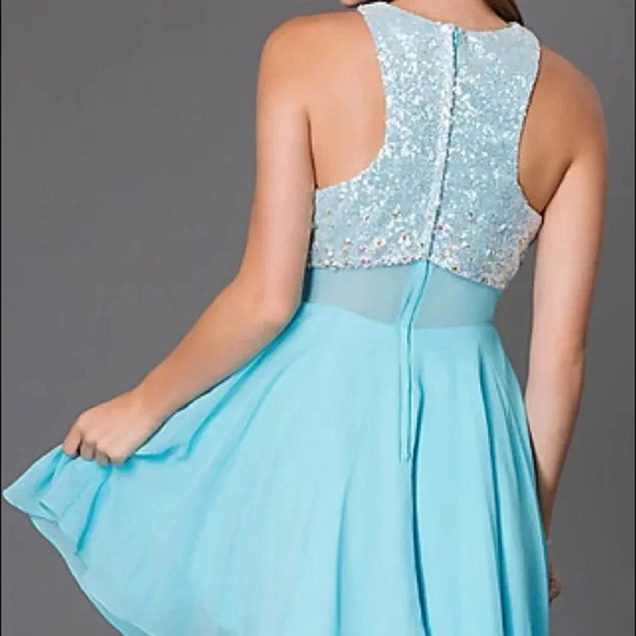 PROMGIRL Short Pink Sparkle Prom Dress XS - Picture 8 of 8